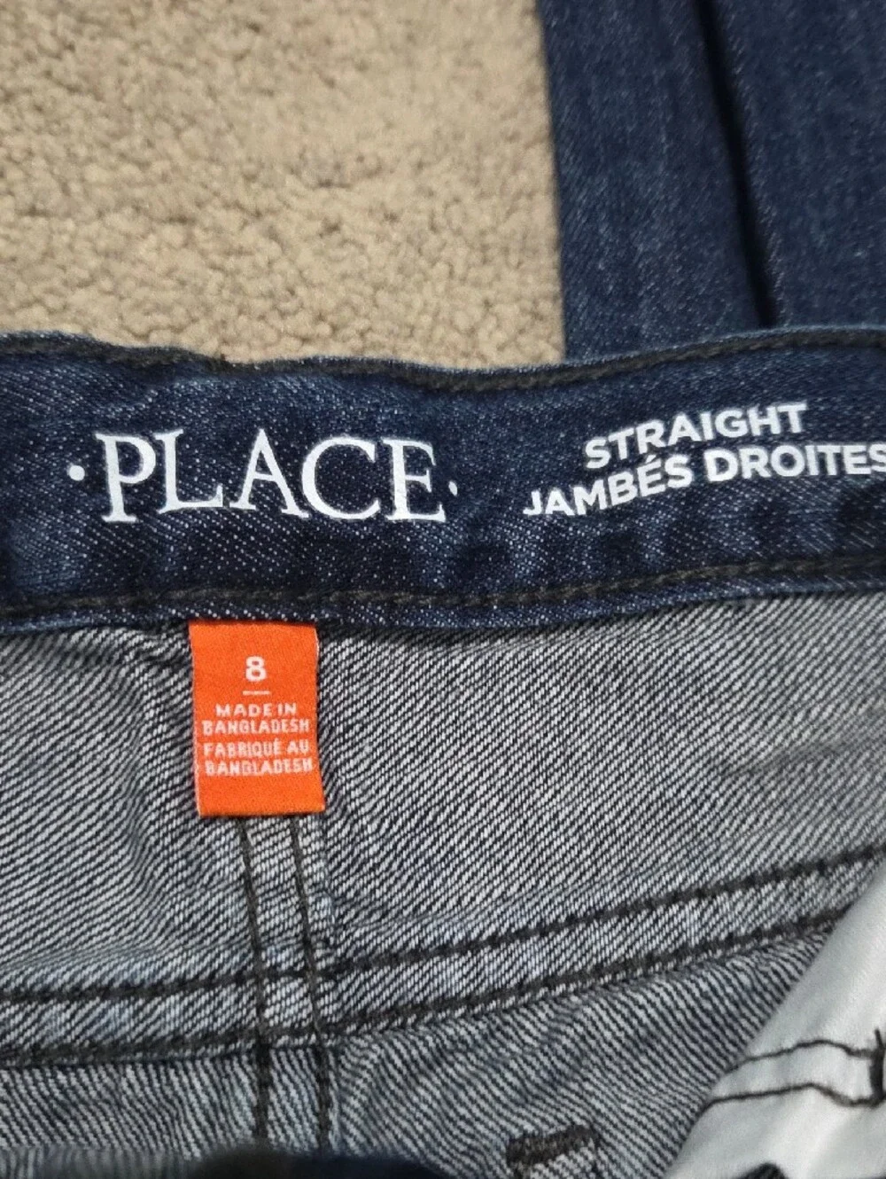 The Children's Place Dark Blue Straight Leg Jeans